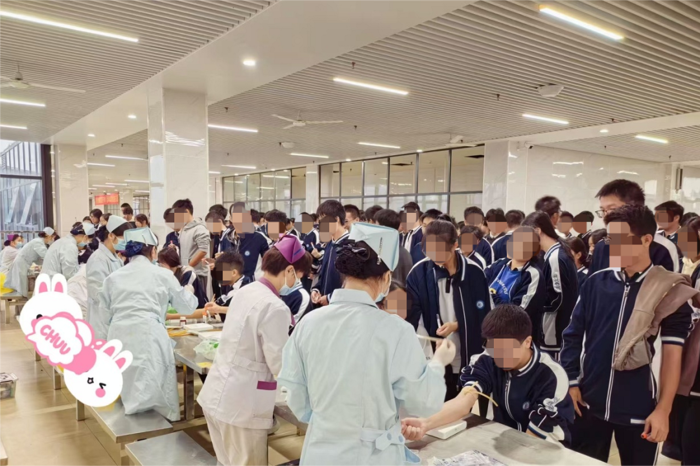 健康体检筑防线——学生体检工作圆满完成